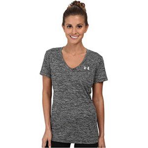 Under Armour UA Tech™ V-Neck in Black- NWOT